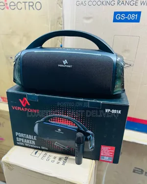Verapoint Vp- Portable Bluetooth Speaker 1 Wireless Mic