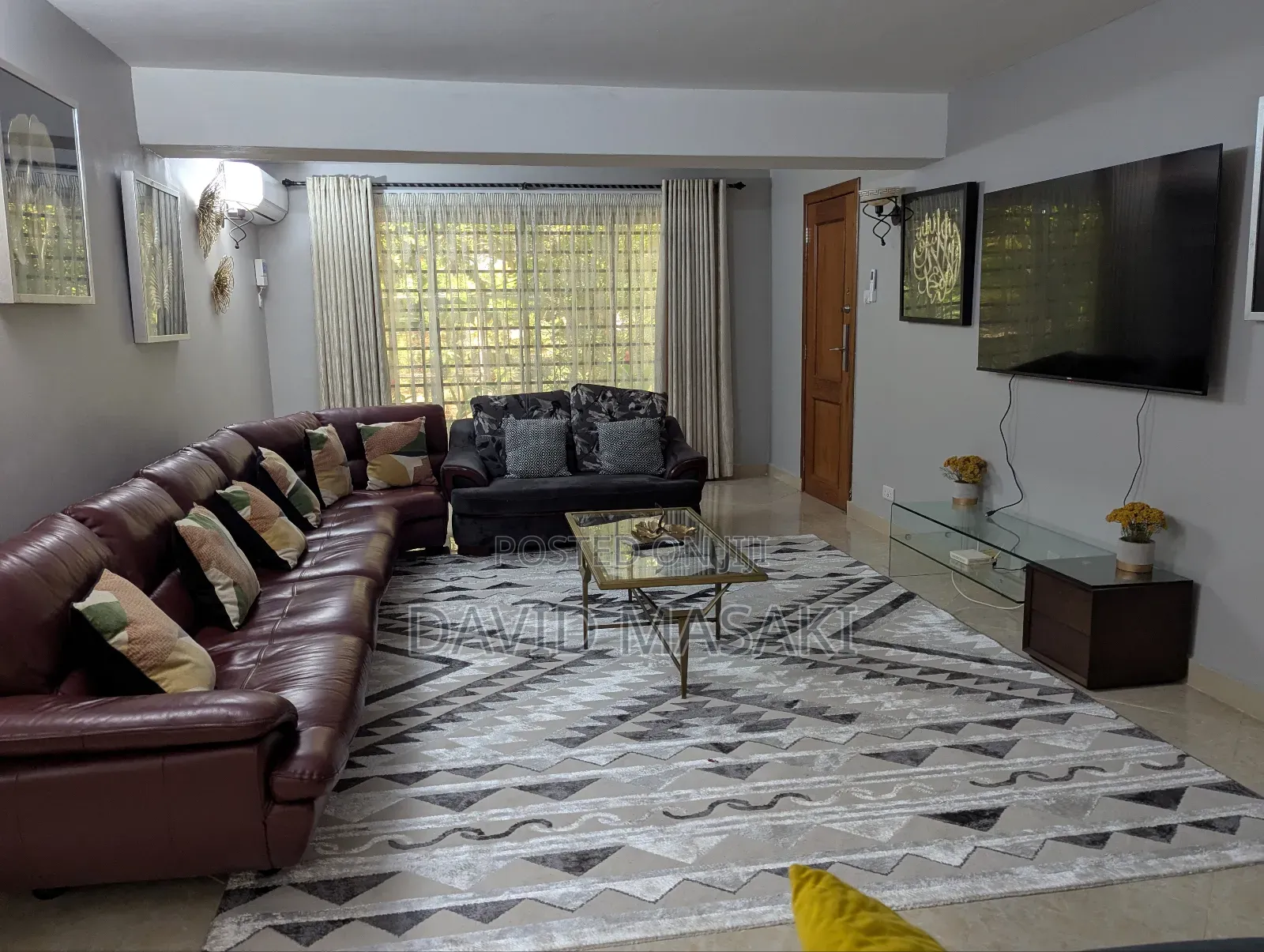 Furnished 3bdrm Block of Flats in The Compound, Masaki for rent