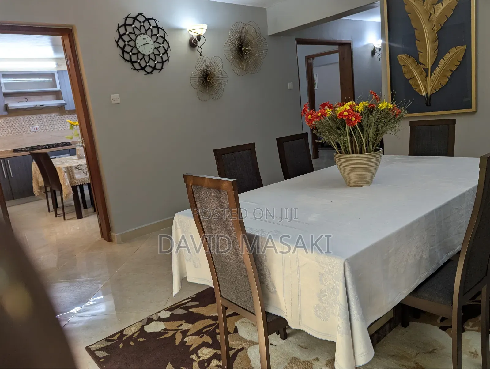 Furnished 3bdrm Block of Flats in The Compound, Masaki for rent