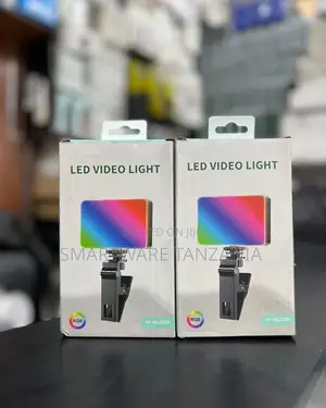 Rgb Fill Light, High Power Rechargeable Clip Video Light