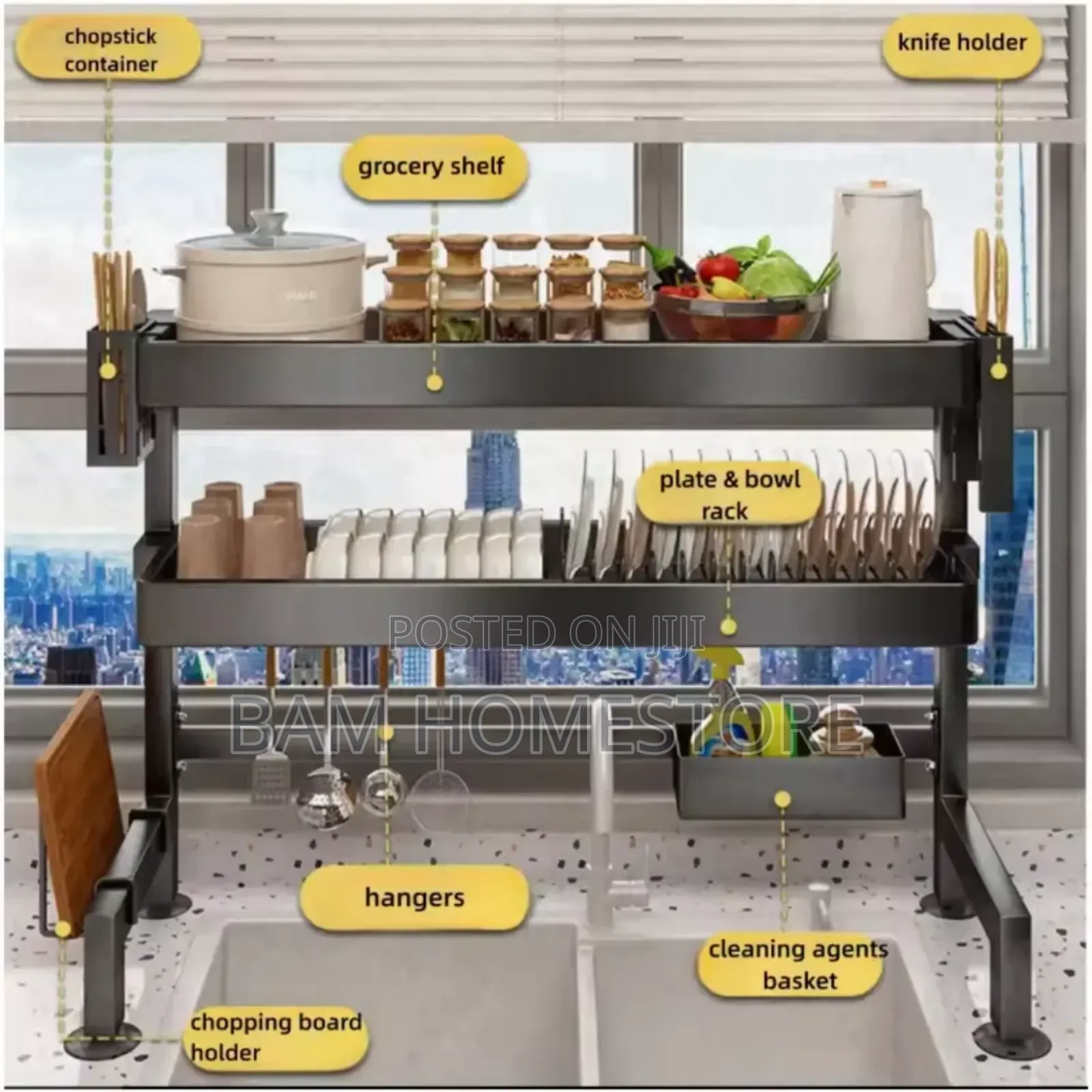 Oversink Rack Upana Wa 70cm