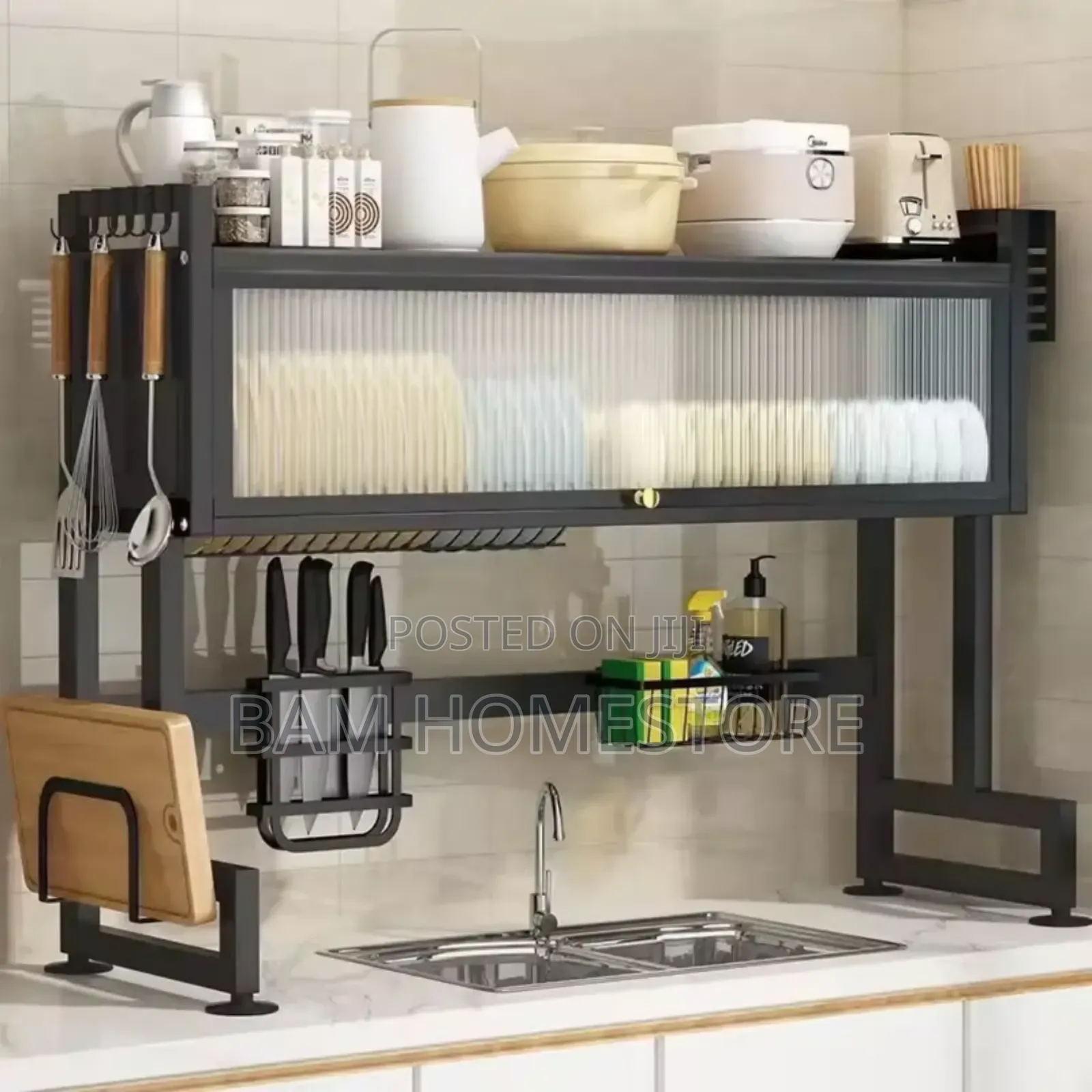 Multipurpose Oversink Kitchen Rack