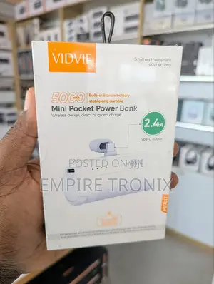 Vidvie Mini Pocket Powerbank 5000 Mah Type C Powerbank