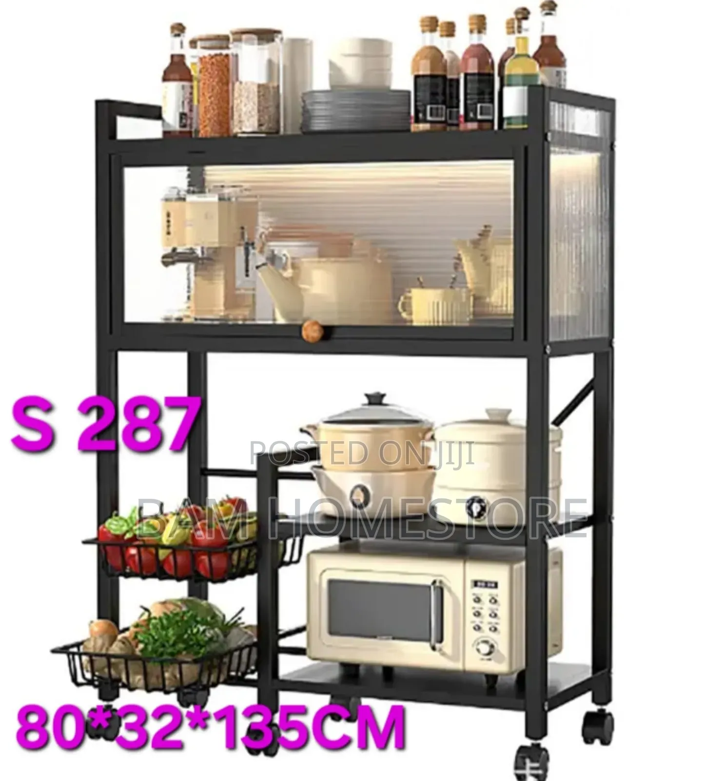 Multifunctional Metal Kitchen Rack