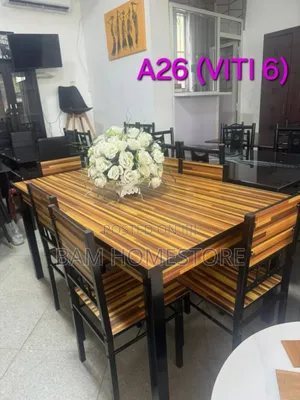 Dinning Set Simple (Meza+ Viti)