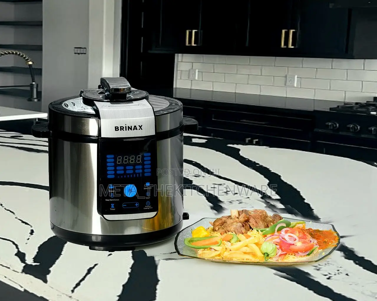 Brinax Electric Pressure Cooker 7in1 Turbo Crush Bx240 7l