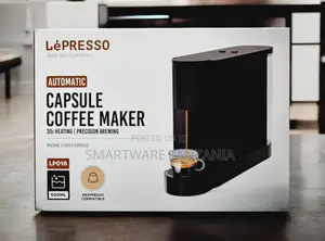 Lepresso 20 Bar Coffee Machine With 600ml And Capsule