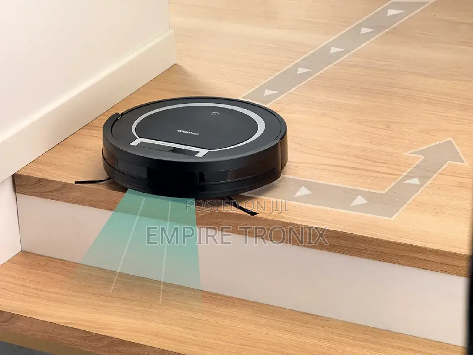 Kenwood Smart Robot Vacuum Cleaner, 2-in-1 Vrp10.000bk