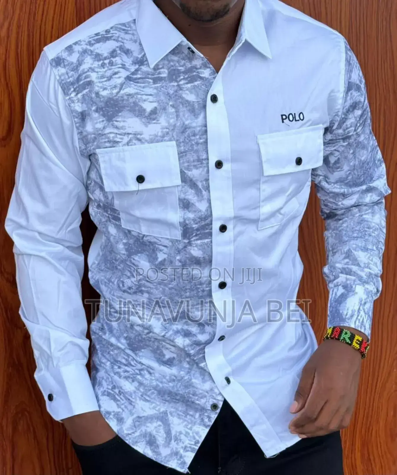 New Man Shirt Poloo Material