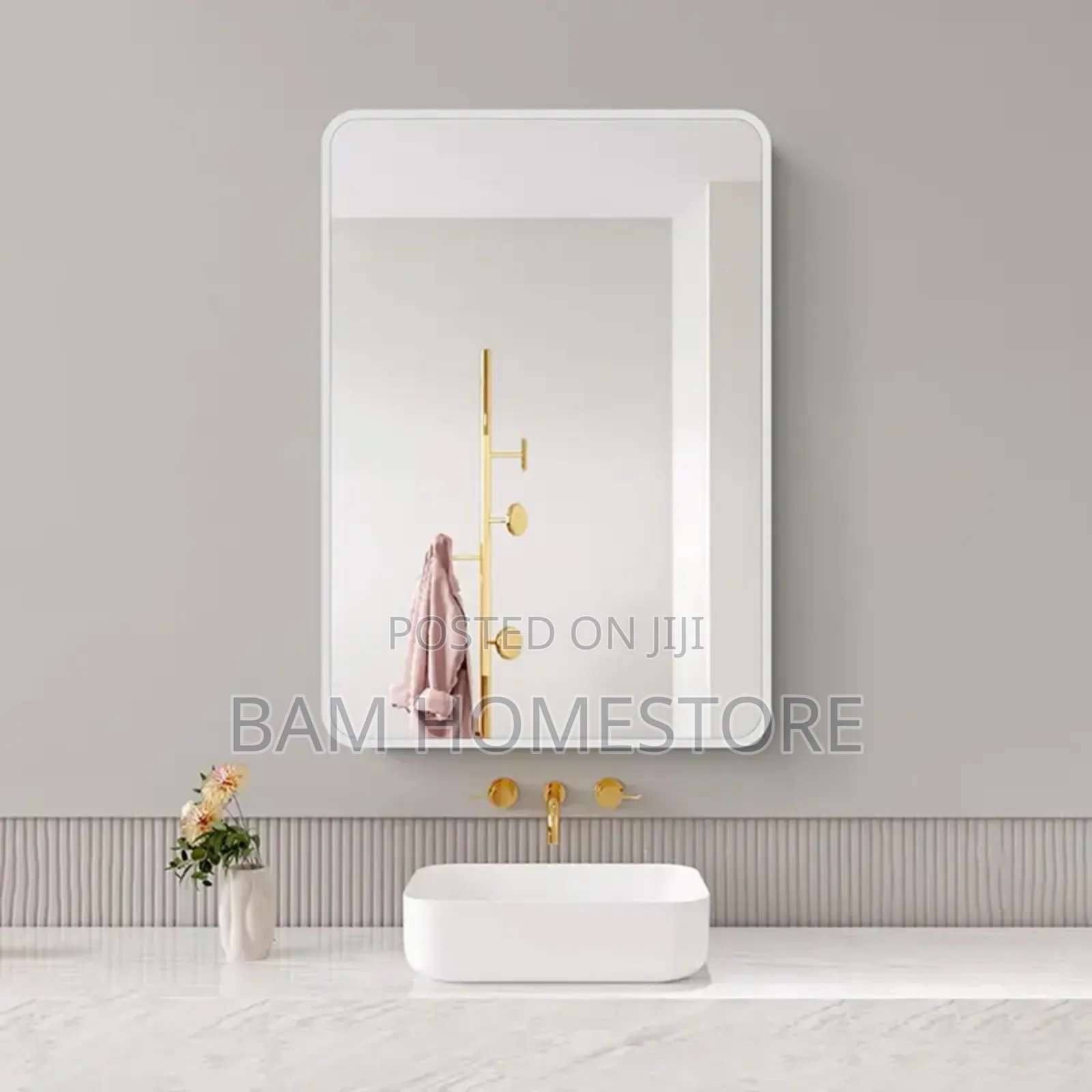 Wall Sticking Mirror 60*40cm1