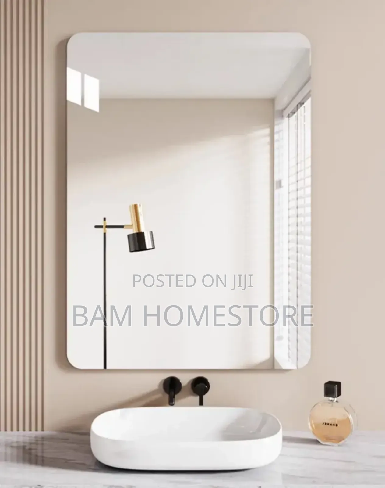Wall Sticking Mirror 60*40cm1