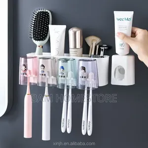 Washroom Organizer+ Toothpaste Dispenser