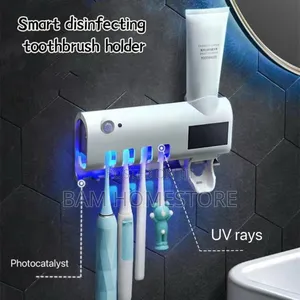 Toothbrush Sterilizers+ Toothpaste Dispenser