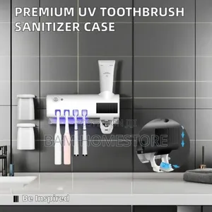 Toothbrush Sterilizers+ Toothpaste Dispenser