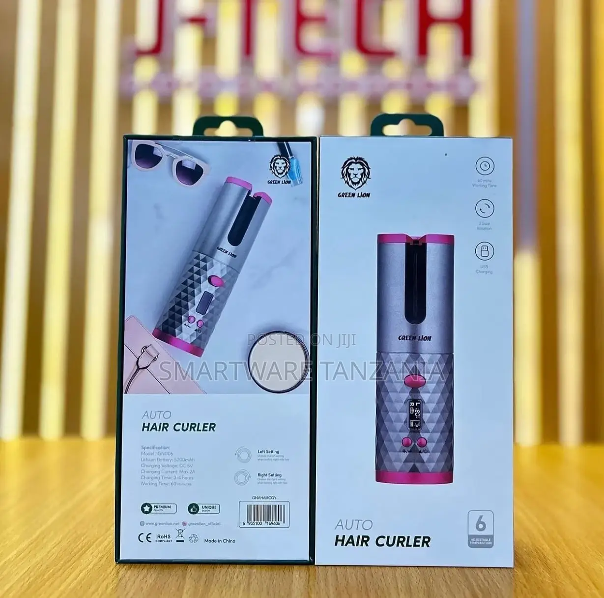 Hair Curler, Anti-tangle Wireless Auto Curling Iron Wand