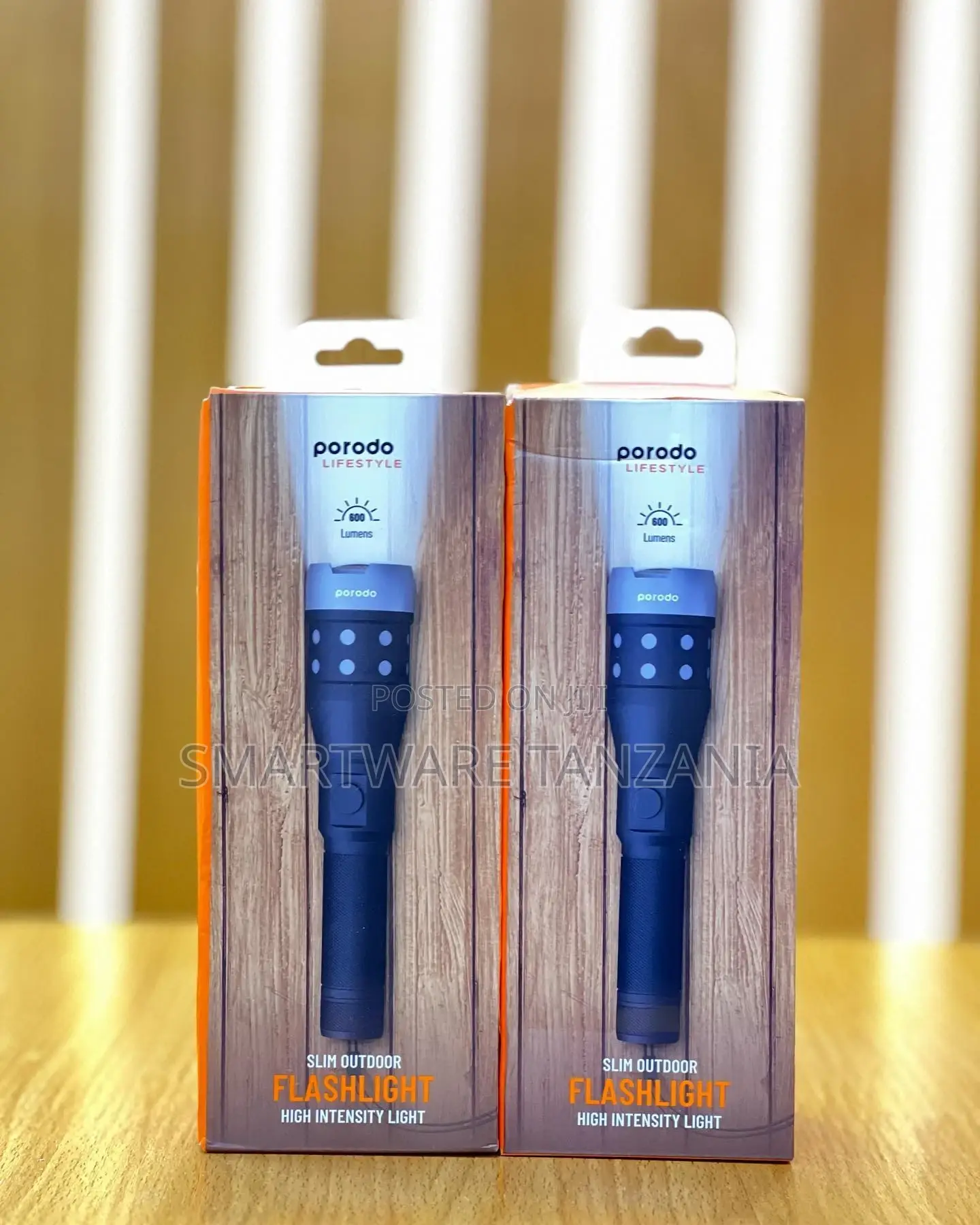 Porodo Lifestyle Slim Outdoor Flashlight 2000mah 5w Led 600l