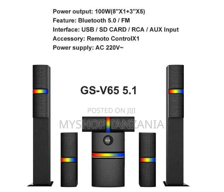 5.1globastar Multimedia Speaker System