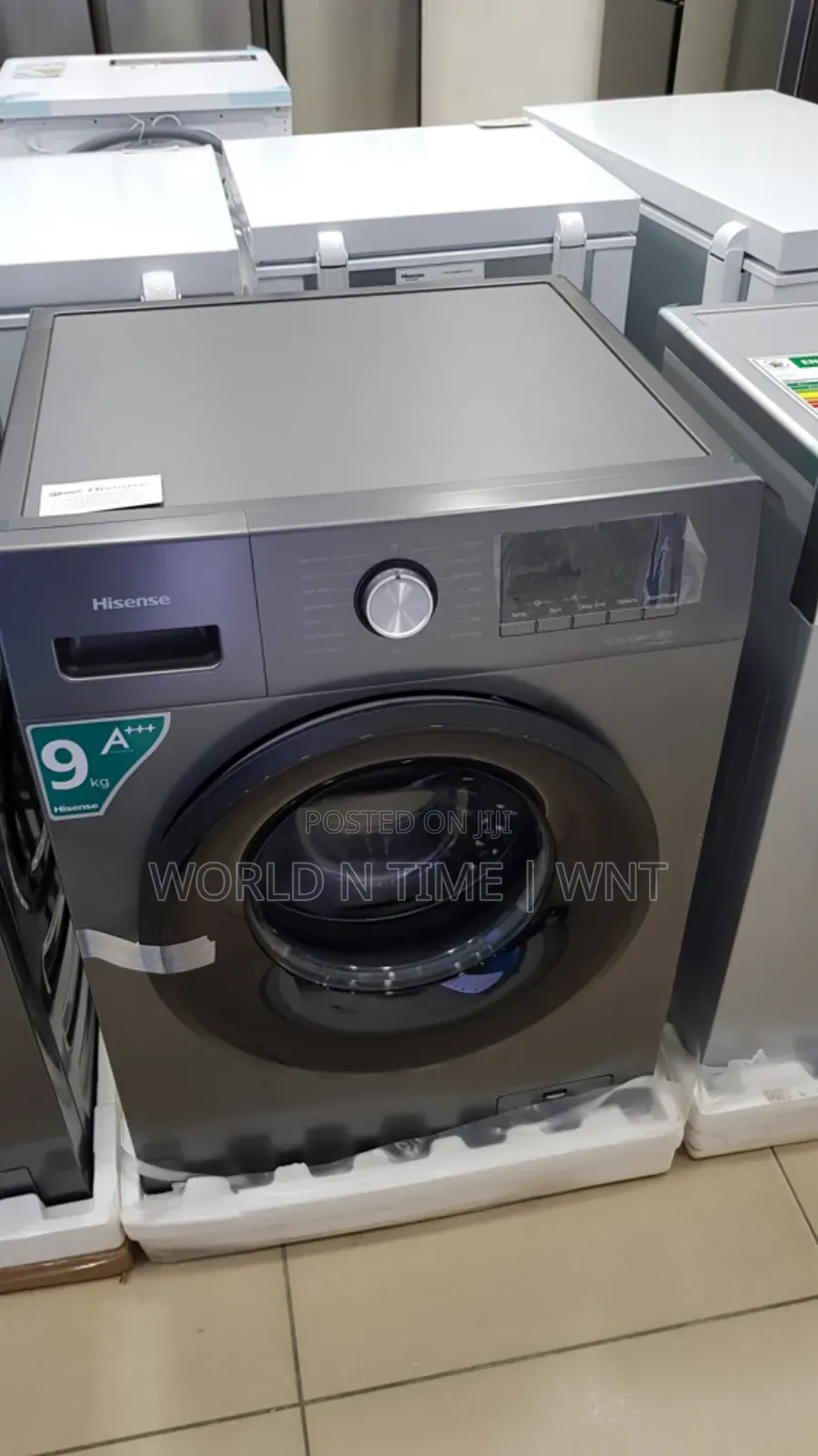 Hisense 9kg Wfpv9012mt Titanium Grey Auto Wash Front Load