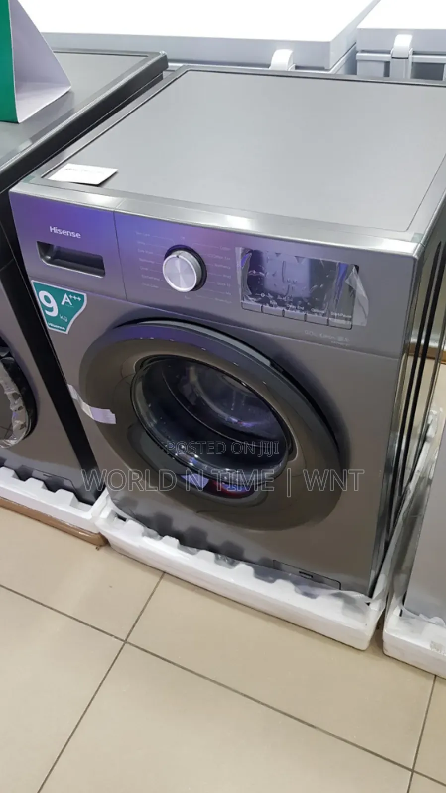 Hisense 9kg Wfpv9012mt Titanium Grey Auto Wash Front Load