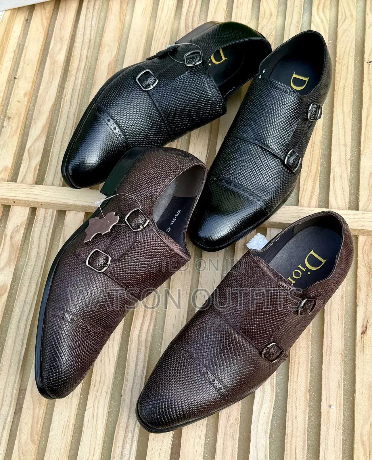 Dior Footwears Za Ngozi Isiyo Smooth