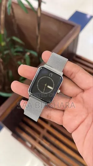 Apple Classic Watch Black Case and Silver Belt