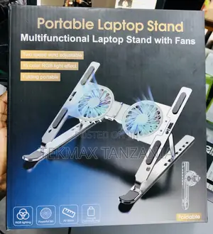 Foldable Laptop Stand With Fan