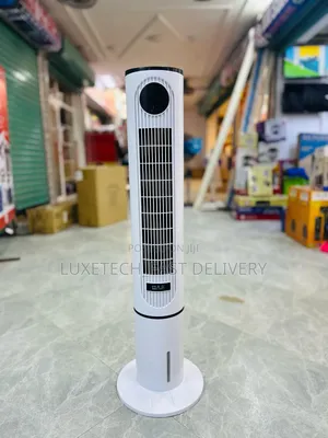 Denpoo Tower Fan as Air Cooler, Humidifier, and Purifier