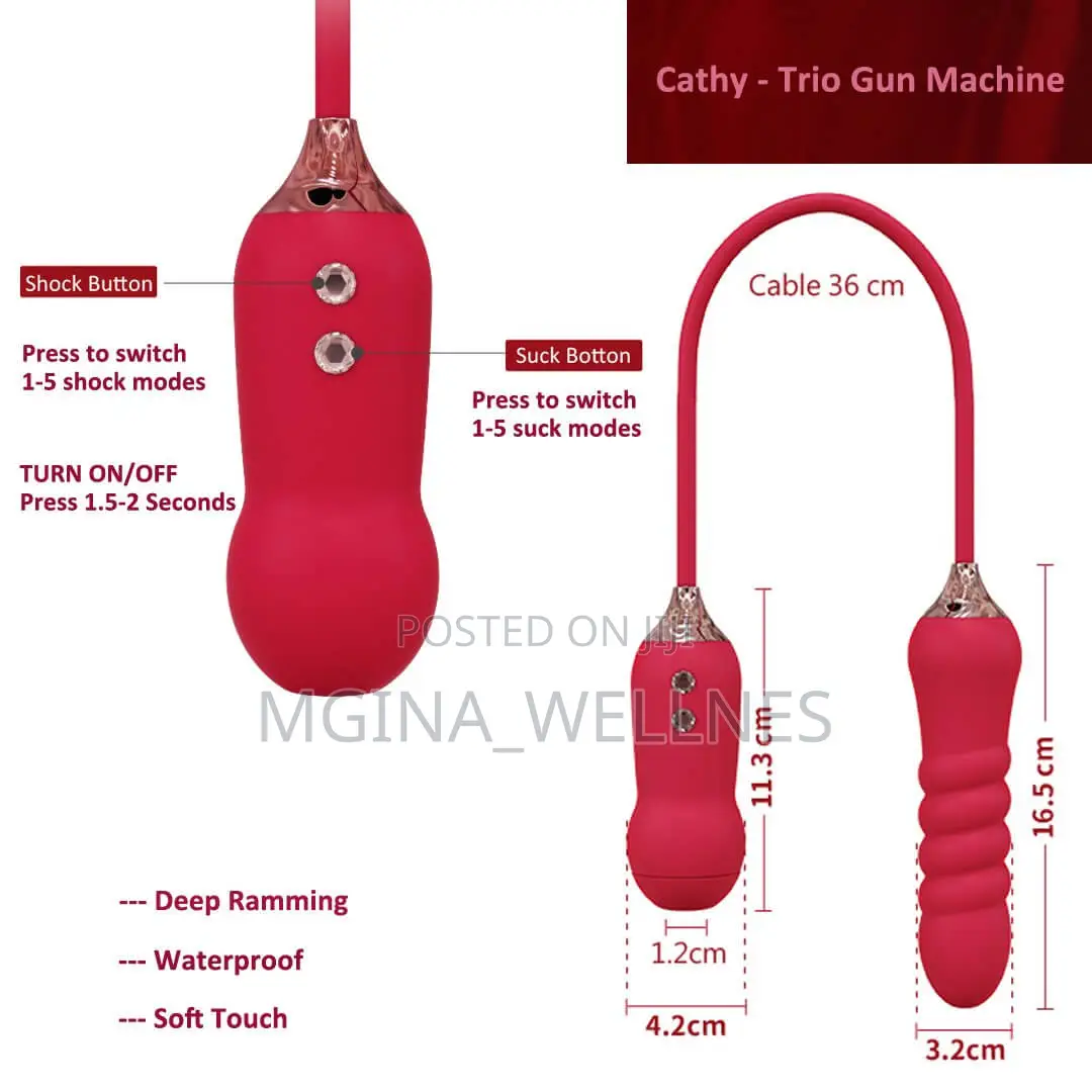 Double Stimulate Sex Gun Machine for Extra Pleasure