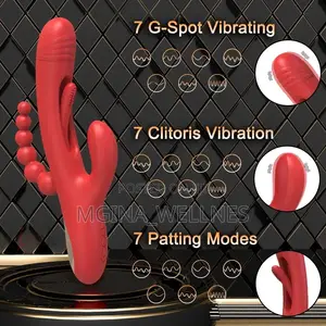 Double Penetration Flapping G Spot Stimulation Toy