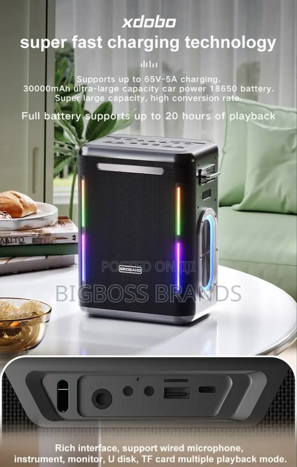 Xdobo Party 1981 Portable 300w