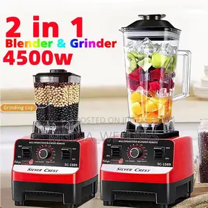 Silver Crest 2-in-1 Heavy Duty Blender Grinder With 4500w