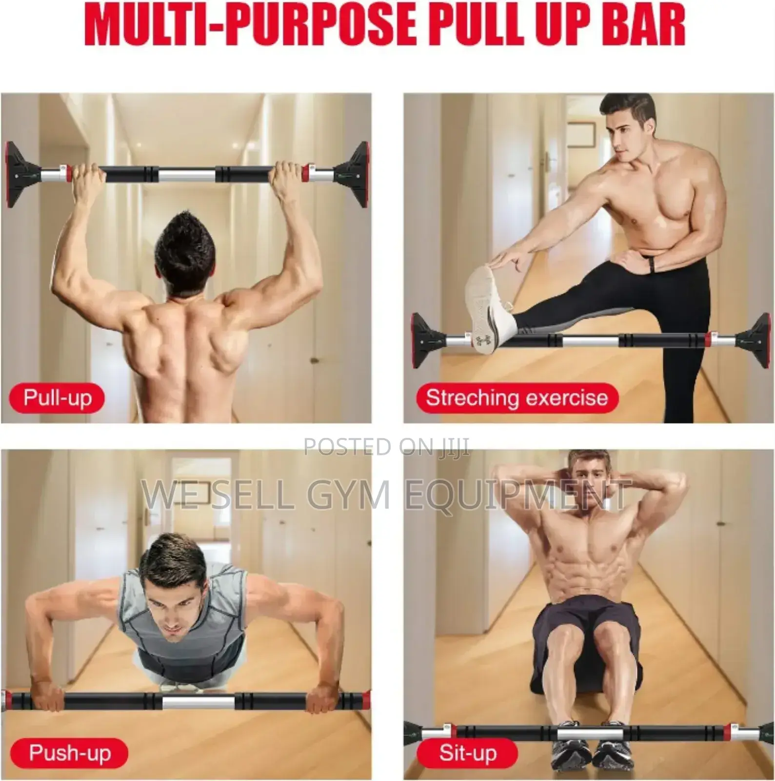 Doorway Heavy Duty Pull Up Bar
