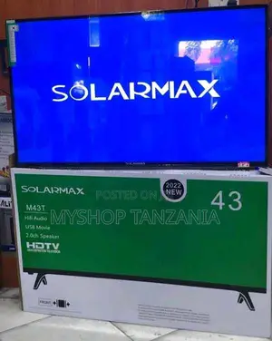 Solar Max 43 Inch Led Tv (Double Glass)