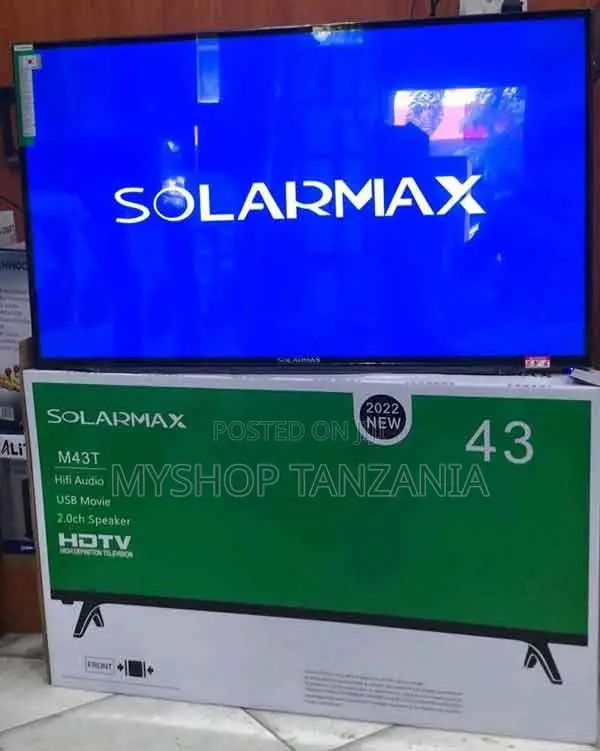 Solar Max 43 Inch Led Tv (Double Glass)