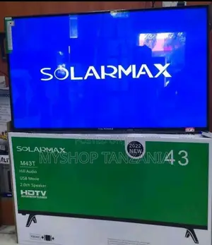 Solar Max 43 Inch Led Tv (Double Glass)