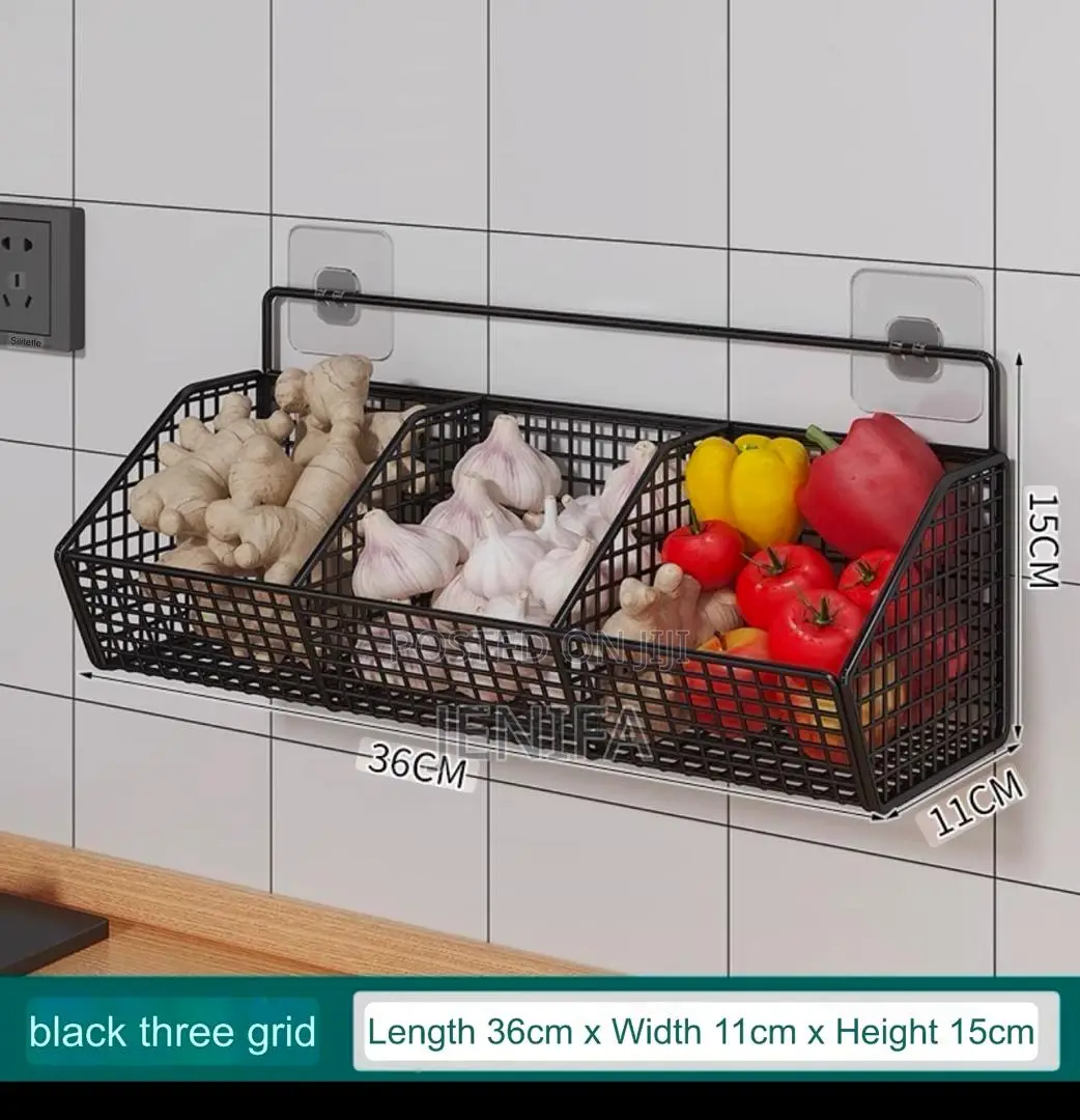 Three Grid Black Rack