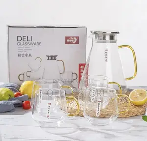 Del Glass Cup Jug Sets