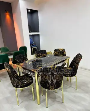 Gold Black Dinning Set Made in Turkey