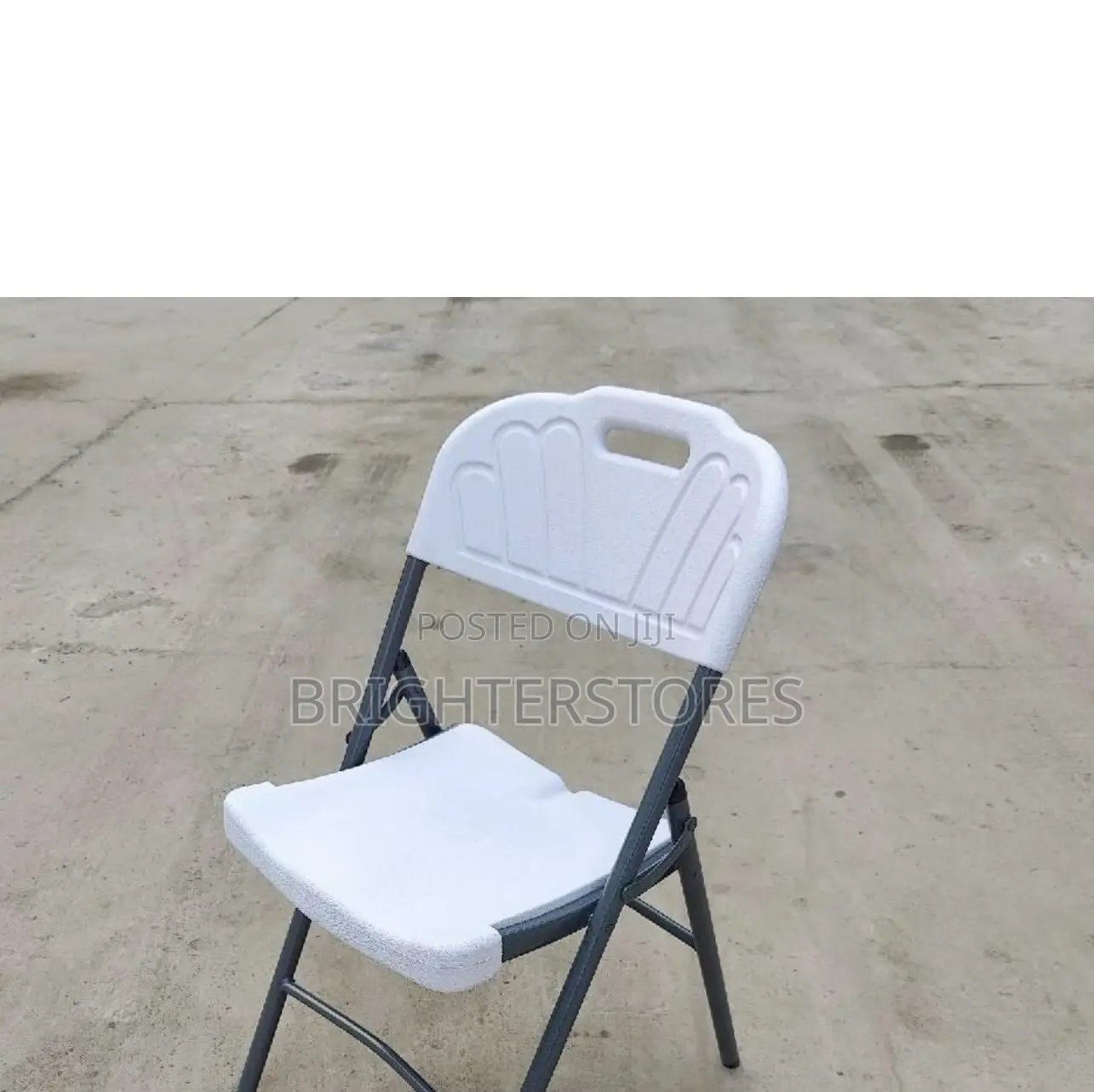 Foldable Chair White Colour