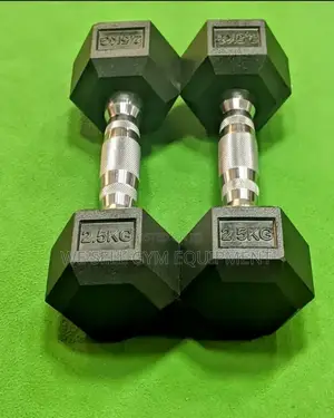Hexagon Dumbbell 2.5kg Pair