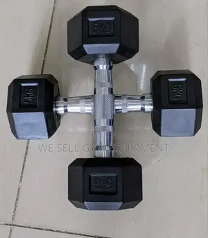Hexagon Dumbbell 5kg Pair