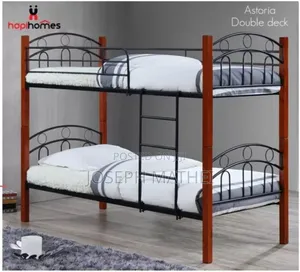 Bunk Bed Miguu Ya Mba Na Chuma 3x6 ,3.5x6 4x6