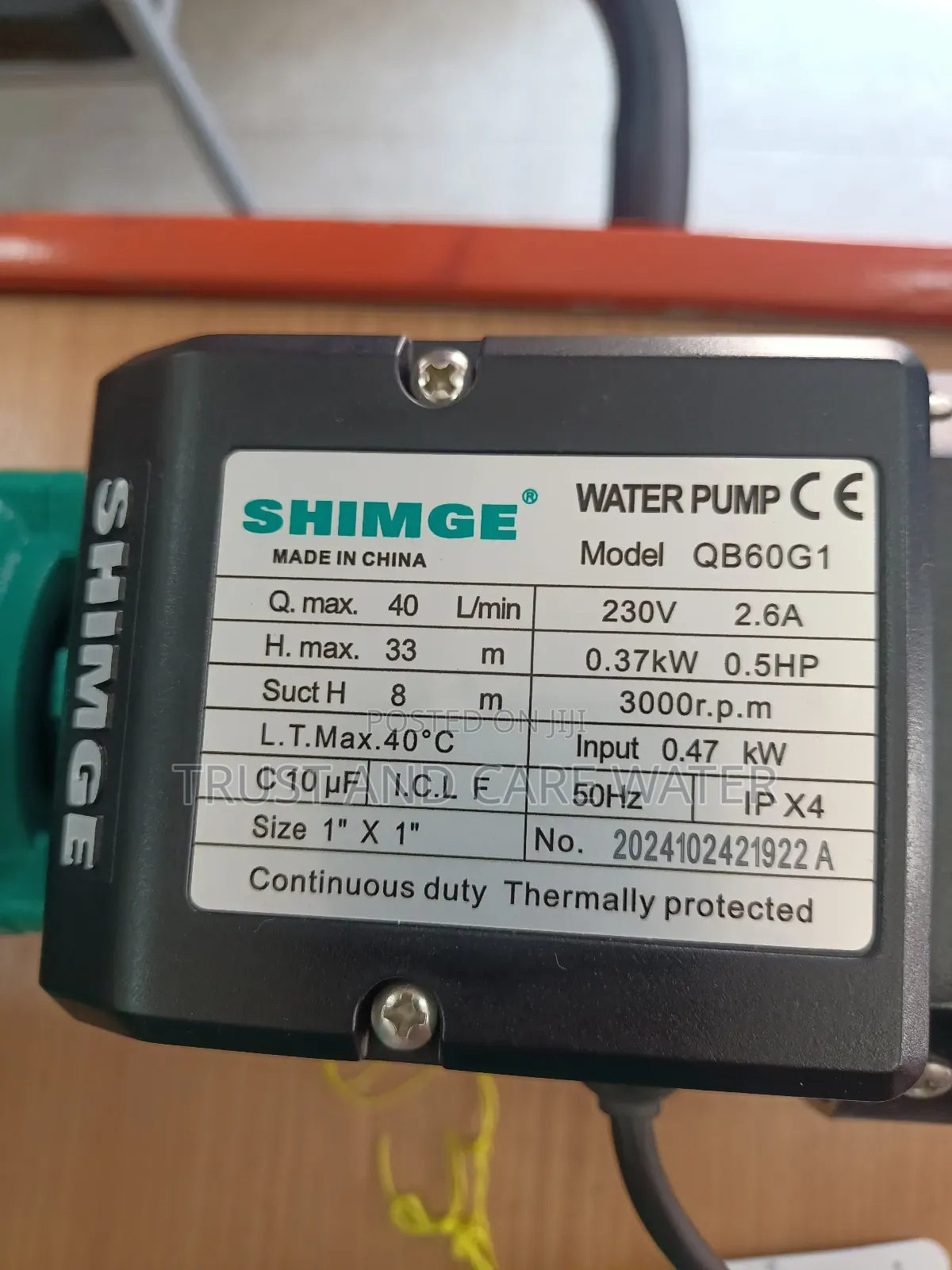 Shimge Surface Pump 0.5hp