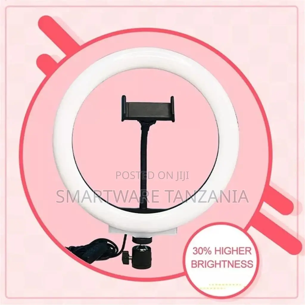 Dimmable Led Ring Light With 2m Stand For Phone And Camera