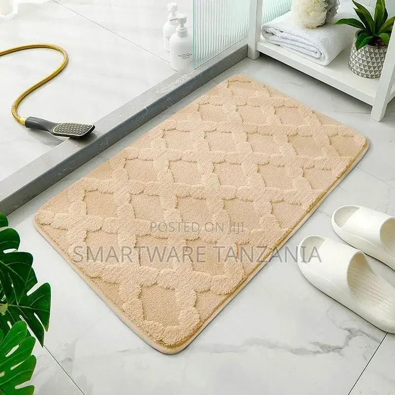 Non-Skid Kitchen Mat Standing Mat Washable, Polyester, Beige