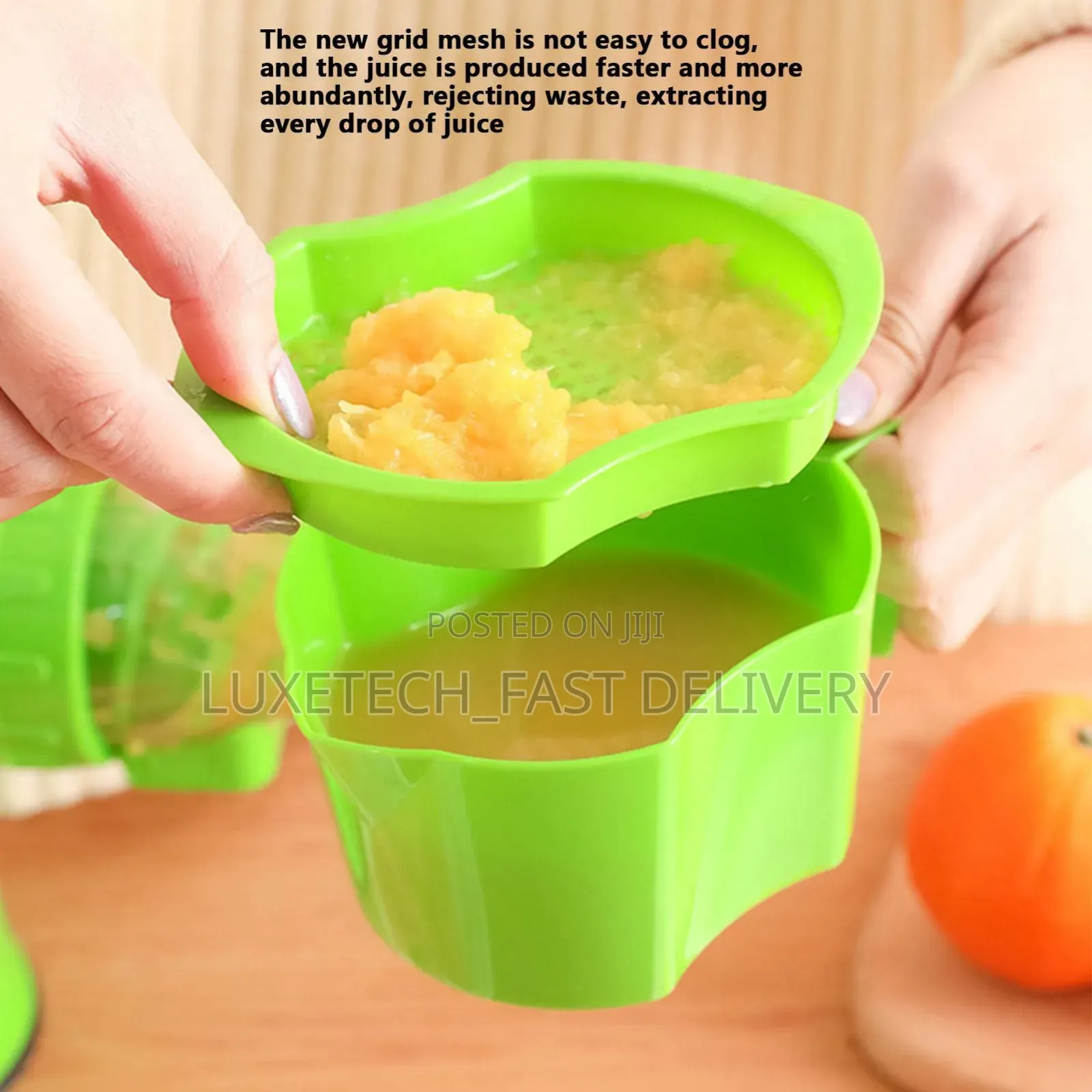 Manual Juicer With Handle for Fruits, Vegetables, Ginger