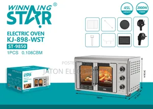 Winning Star Electric Oven Double Door 45l