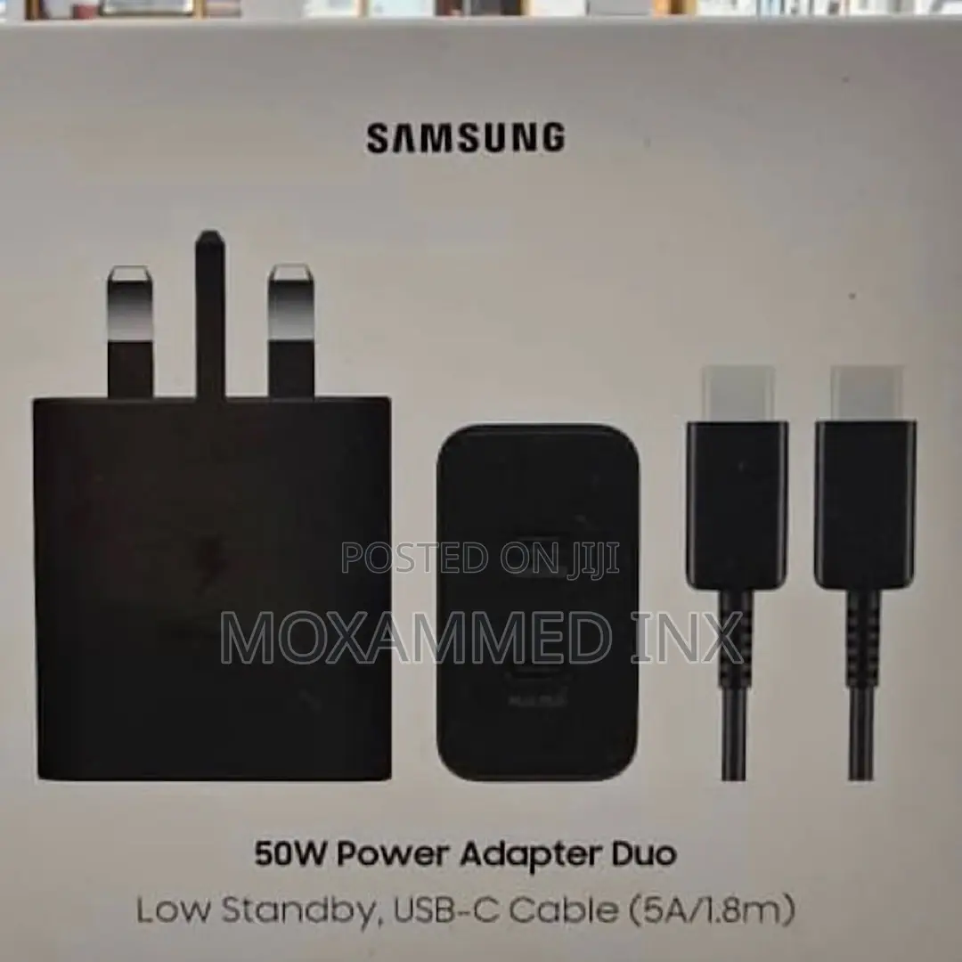 Og Samsung 50w Dual Typec Charging Adapter With 1.8meter