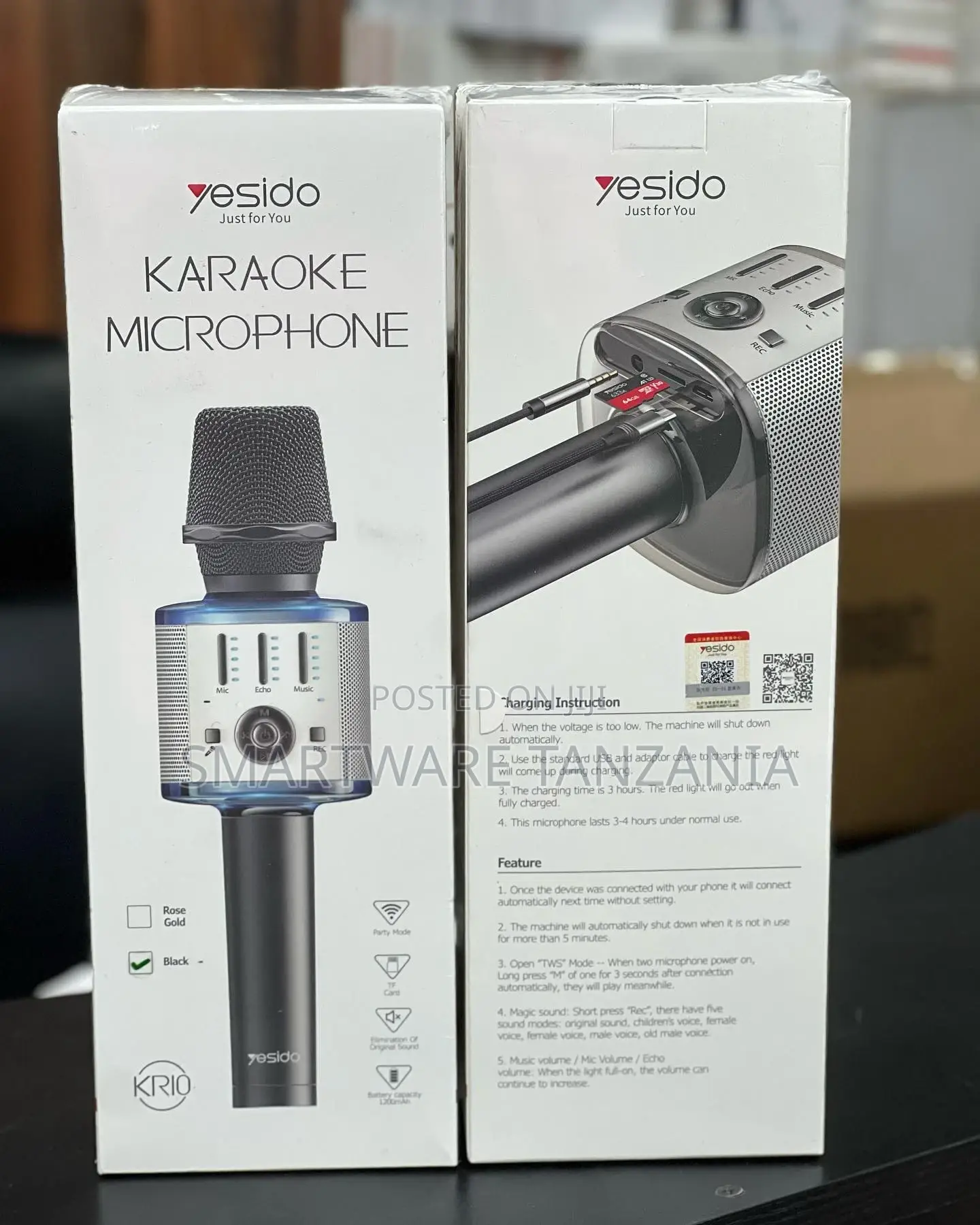 Wireless Microphone, Karaoke Microphone Wireless Speaker