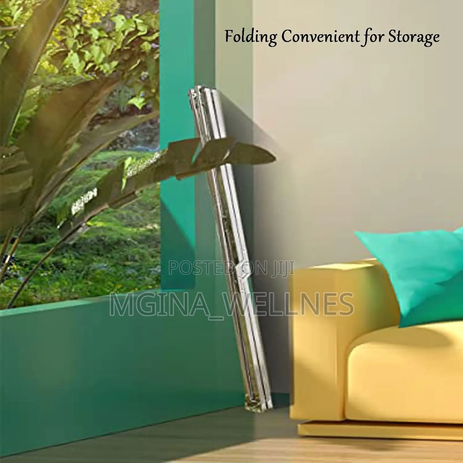 150cm Stainless Steel Foldable Clothes Drying Rack Stand